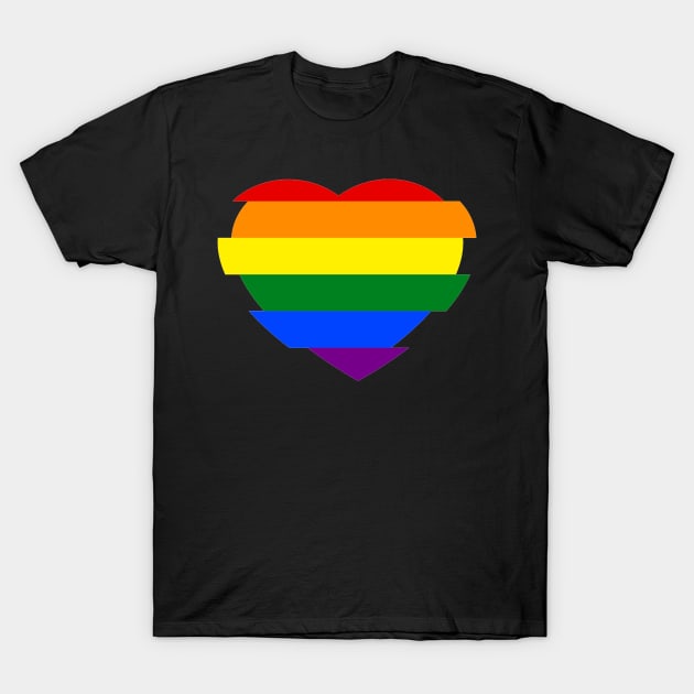 Rainbow Stripes Gay Pride Parade Gear Tank Top T-Shirt by Kaileymahoney